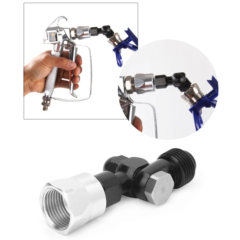 

7/8''F-7/8''M Universal Swivel Joint Adapter For Airless Paint Spray Sprayer Gun Tool
