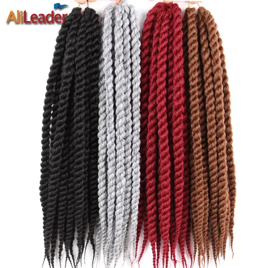 AliLeader 1-10 шт Гавана Twist Crotchet Braid 12strand плетение волос для афро-американских черных женщин афро Твист Синтетические волосы