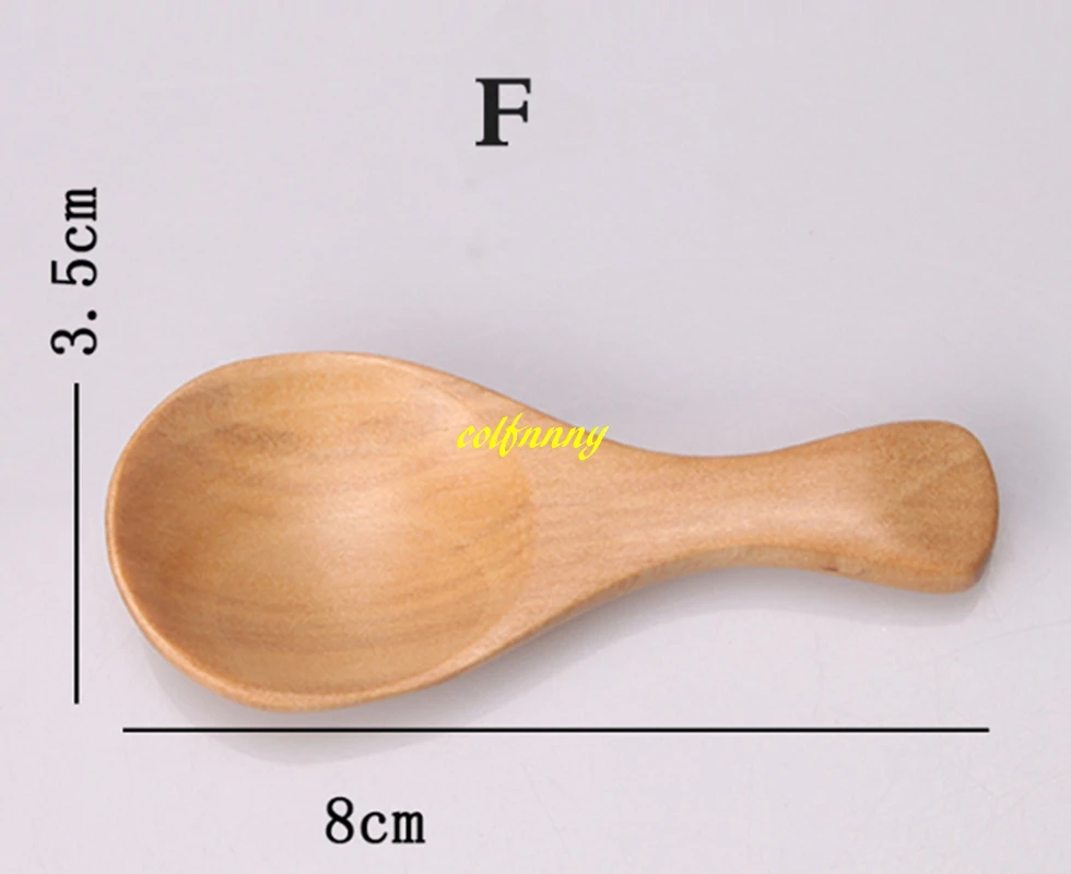 200 шт./лот можно настроить логотип Деревянные Ложки Посуда Чай Кофе десерт деревянная ложка в японском стиле питание ложка 11 стилей