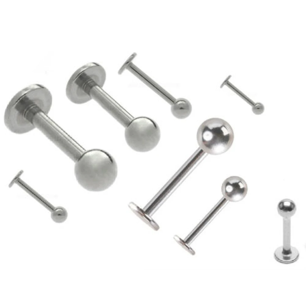 1Piece 316L Surgical Steel Titanium Anodized Labret Lip Stud Ring Ear Tragus Stud Barbell Body Piercing Jewelry,Rose Gold,1.2X8X3mm 1Piece 316L Surgical Steel Titanium Anodized Labret Lip Stud Ring Ear Tragus Stud Barbell Body Piercing Jewelry,Rose Gold,1.2X8X3mm