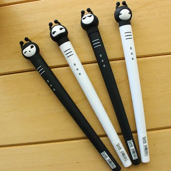 

4 Pcs/set Cute 0.5mm Gel Pen Cartoon Insect Miss Bee Black Colored Gel-ink Pen Stationery Office School Supplies