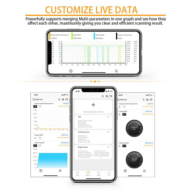 HUMZOR NexzScan OBD2 сканер автомобильный считыватель кодов Bluetooth 4,2 диагностический инструмент для iPhone, iPad и Android PK Bluedriver OBDLink