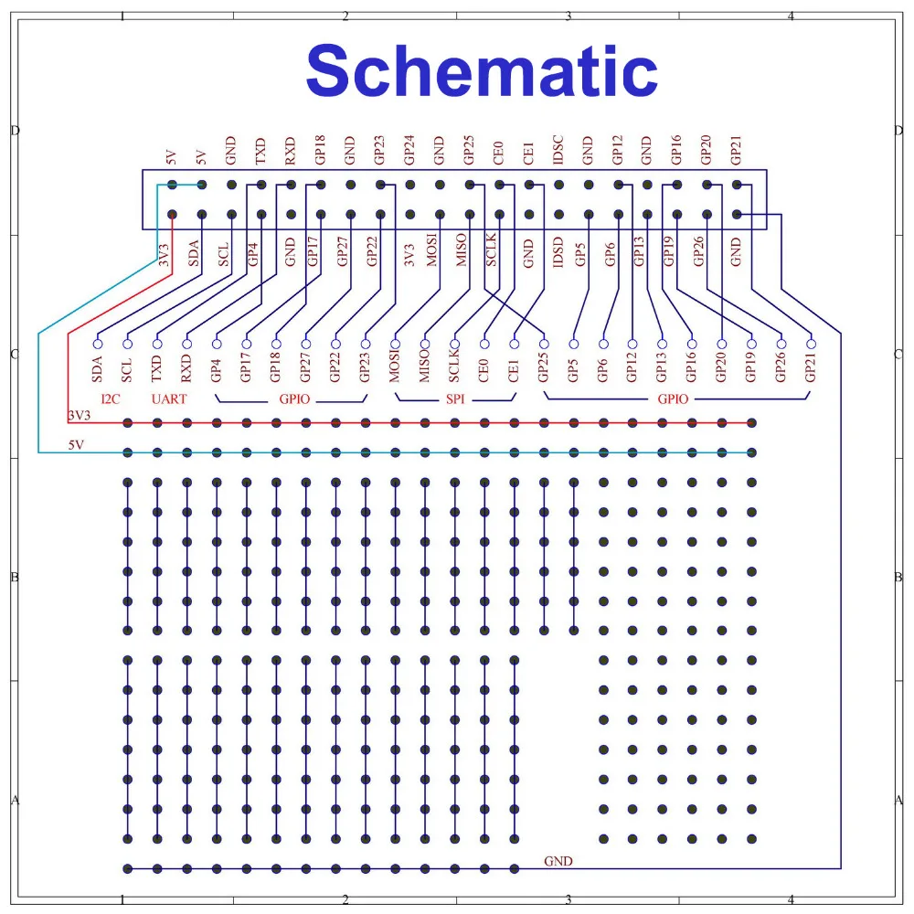 Электроника-салон 4x прототип Breakout экран печатной платы комплект для Raspberry Pi 3 2 B+ A+, макет DIY