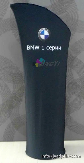 Ez-Tube Stretch Polyester Graphic 3D Shaped Display Banner Tower Stand