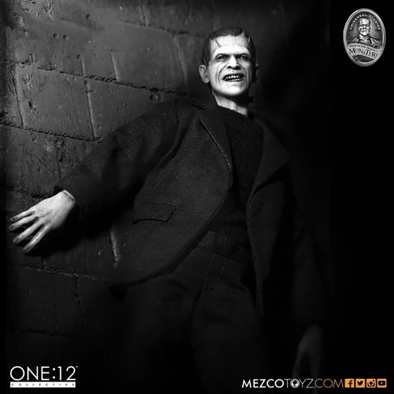 6 дюймов 15 см Mezco Mary Shelley's Frankenstein One: 12 ПВХ фигурка игрушка кукла подарок