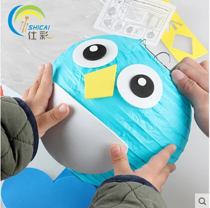 DIY Фонари мультфильм животных ручной работы светодиодный Материал комплект