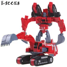 5 in 1 Alloy Forklifts toys Truck Big Size Engineering Deformation font b Robot b font
