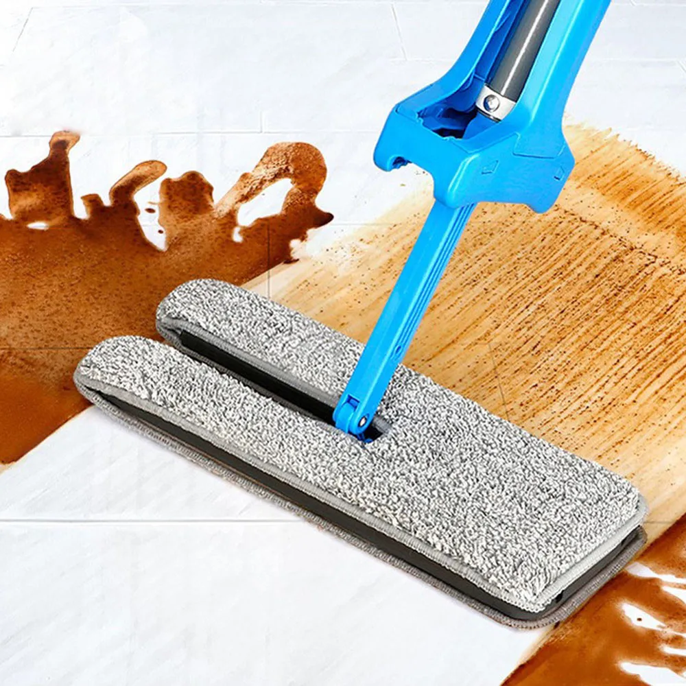 2019 nueva calidad doble cara lavado fregona plana piso de madera RP polvo empujar fregona de limpieza del hogar Herramientas 12*36 cm 10 2019 nueva calidad doble cara lavado fregona plana piso de madera RP polvo empujar fregona de limpieza del hogar Herramientas 12*36 cm 10