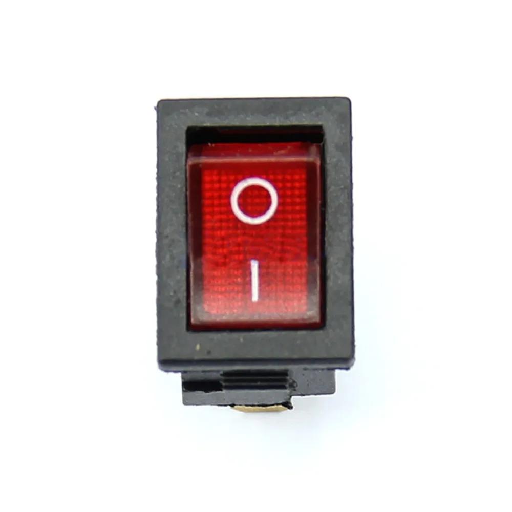 

5Pcs/Lot 3 Pin AC 6A/250V 10A/125V Red ON-OFF SPST Snap in Boat Rocker Switch T1407 P0.5