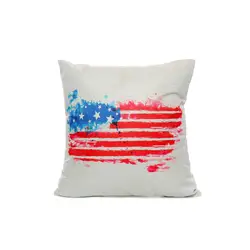 Англия Америка подкладка-флаг чехол хлопок, лен, декоративный наволочка кресло британский стиль подушки Чехол синий красный
