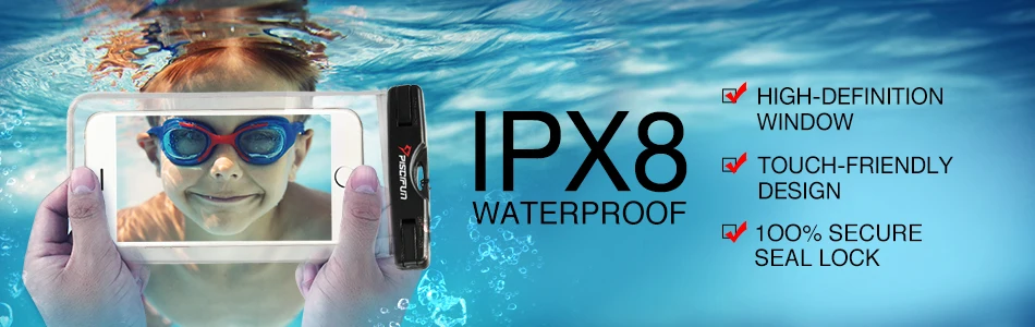 Piscifun Водонепроницаемая поясная сумка IPX8 сертифицированная рыболовная Каякинг Дайвинг рафтинг катание на лодках Туризм Кемпинг телефоны Портативная сумка