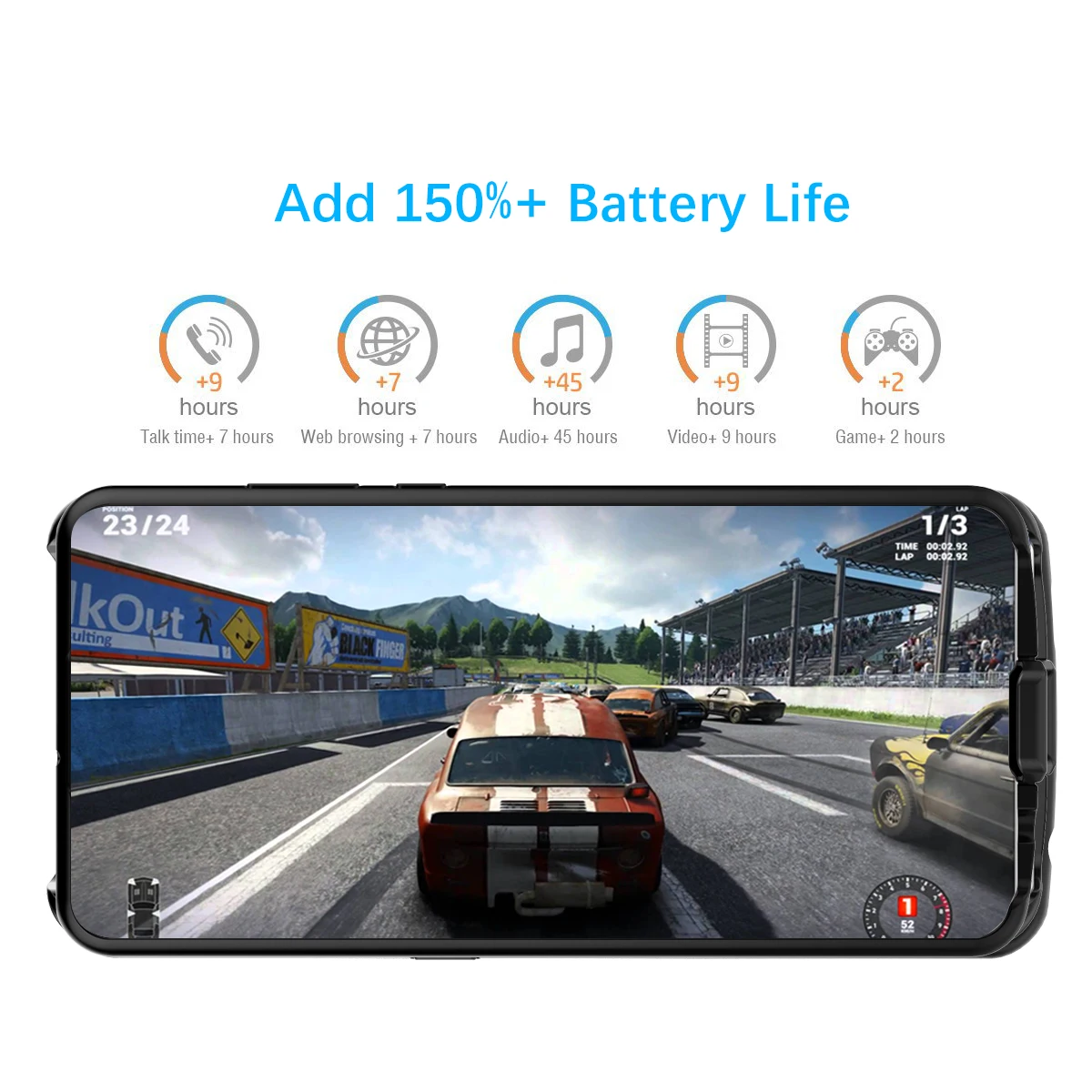 Чехол для аккумулятора huawei Honor 10i 20i чехол зарядного устройства 6500 мАч смартфона