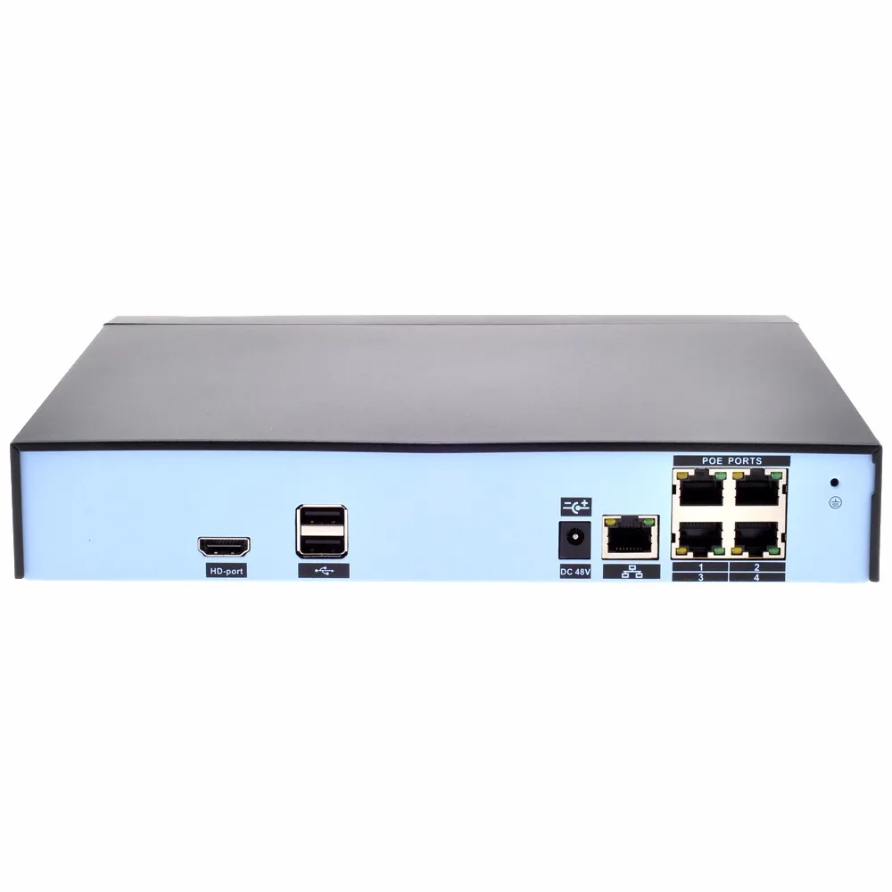 H.265 4 K 4CH 5MP POE NVR Xmeye приложение P2P Onvif IEEE802.3af 48 в POE видео сетевой рекордер для ip-камера c технологией питания POE Система