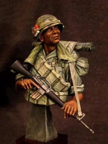 

1/9 Resin Bust Building Kit Vietnam War, the first cavalry division of the US