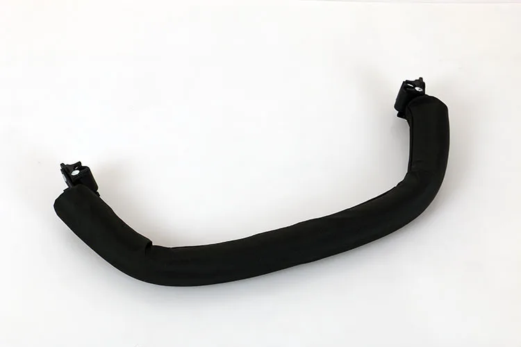 Универсальные аксессуары для детских колясок, бампер, съемный подлокотник, диаметр 16 мм, стальная труба рамы коляски - Цвет: black