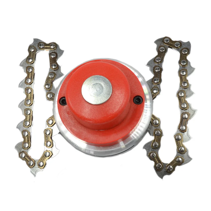 Power Grass Trimmer Head Steel Chain Saw Links Easy Cutting for Brush Cutter Garden Reapir Tools