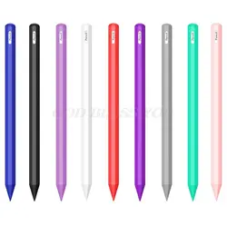 Силиконовый чехол для Apple Pencil 2nd поколения защитный рукав iPencil 2 Grip кожного покрова держатель для iPad Pro 11 12,9 дюймов