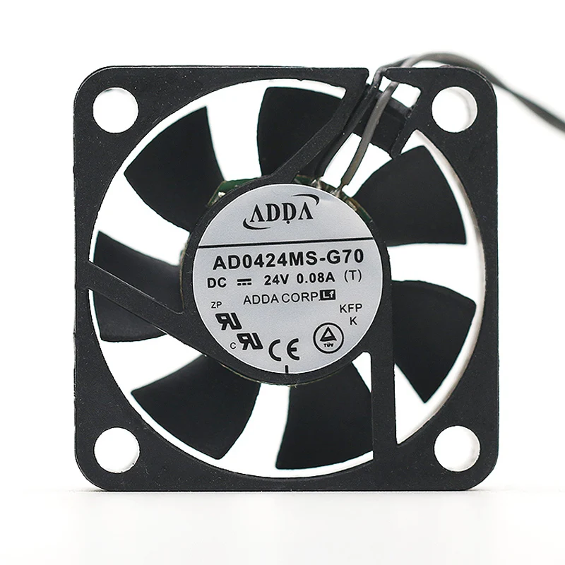 ADDA AD0424MS-G70 4CM 40*40*10 DC 24V 0.08A 2-линейный инверторный охлаждающий вентилятор для