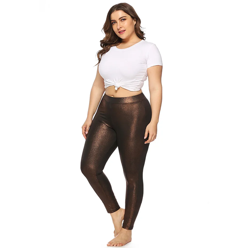 

Pantalones Hippie Mujer 2019 Women Casual Plus Size Glossy Skinny Pants Sport Pants Leggings Trousers женские джогг