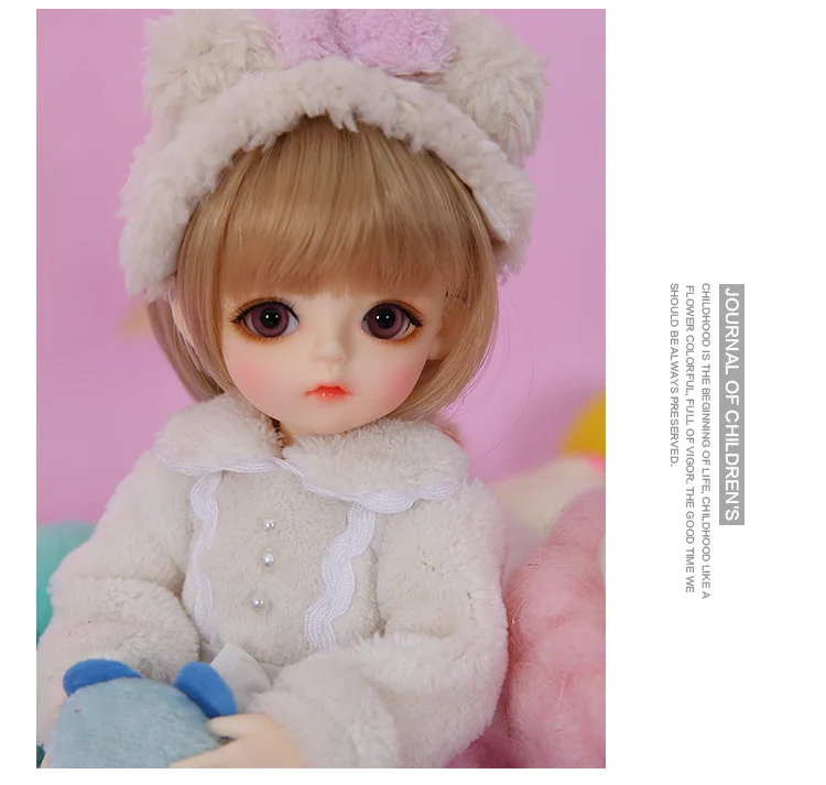 BJD одежда 1/6 для Littlefee или LCC тело хлопок конфеты милое платье красивая кукла наряд OUENEIFS кукла аксессуары