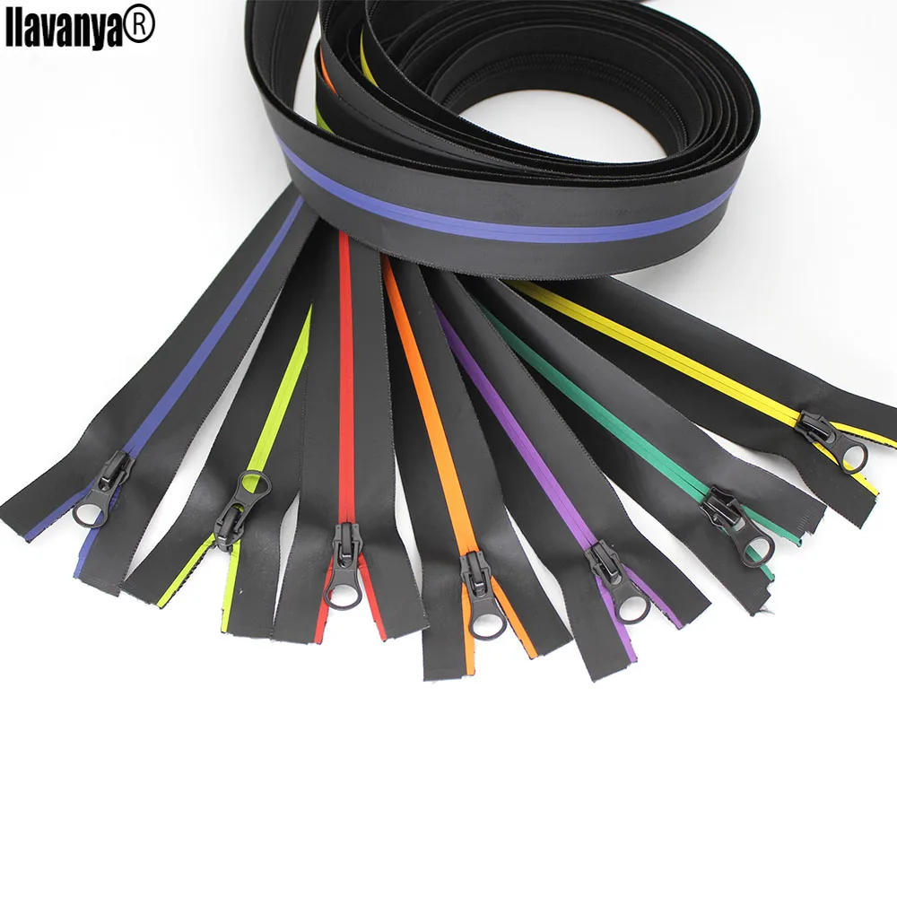 10pcs a lot new Limited Top Fashion 80cm Open End Waterproof Zipper Zip