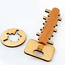 I21 removable wooden puzzle education toys for children children s intelligence solution ring bamboo Luban lock