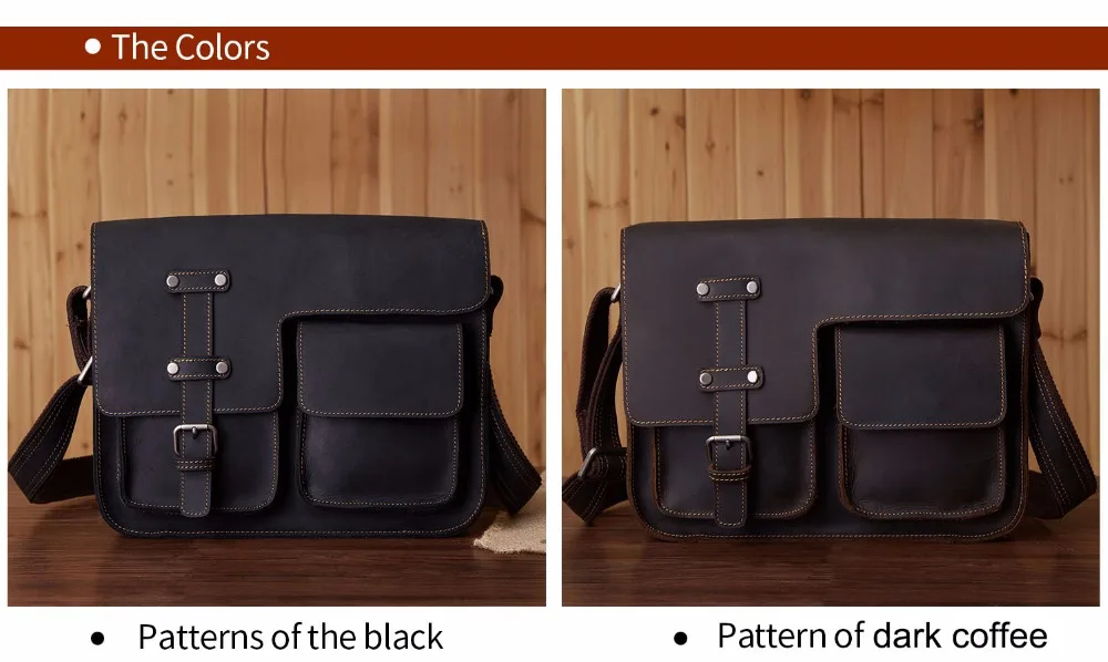 Модная дизайнерская мужская сумка Винтаж Мужской кожаный портфель из натуральной яловой кожи сумка через плечо сумка мужская сумка на