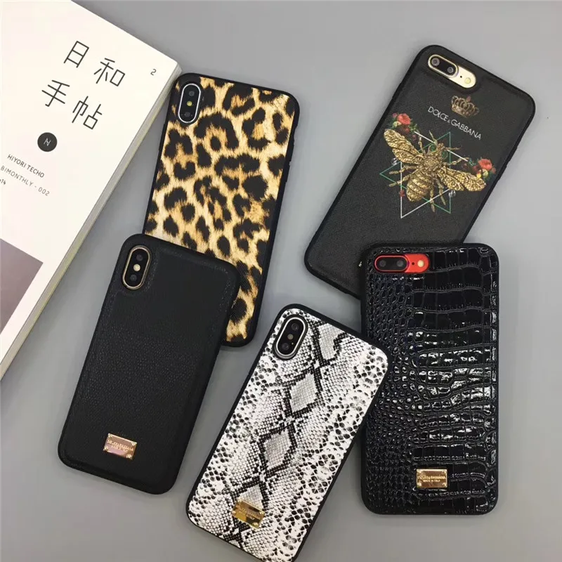 

Italy Luxury Snake Print animal leopard Crocodile hard phone case for iphone 7 8 plus X XS MAX fashion female fundas sexy coque