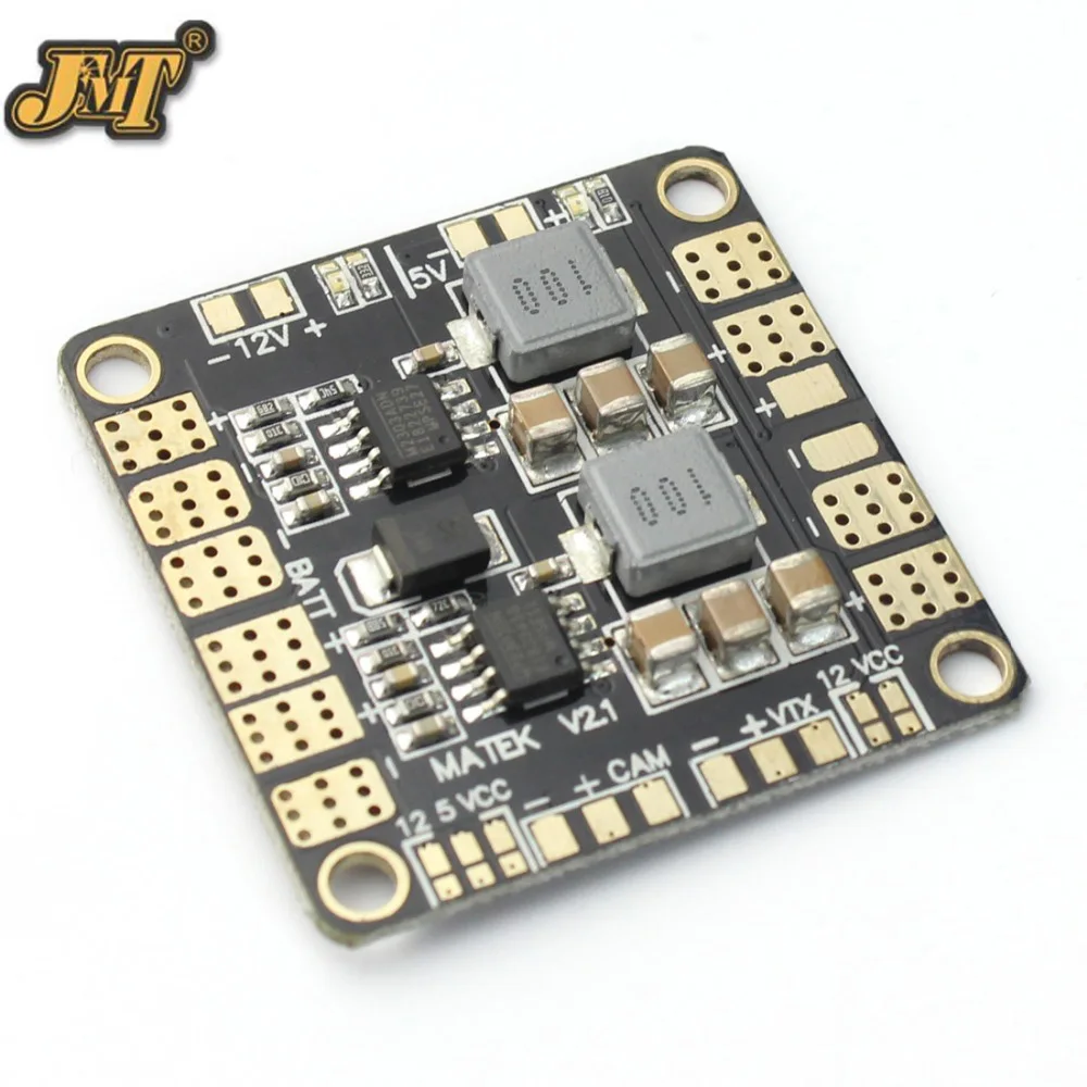 JMT обновление 3A PDB распределительная плата питания с двойным BEC 5V& 12V синхронный выпрямитель мини блок питания для DIY Дрон мультиротор