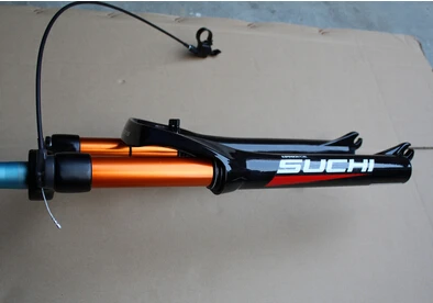 new come taiwan SUCHI double air chamber Magnesium alloy gas fork-remote control forks 26inch | Спорт и развлечения