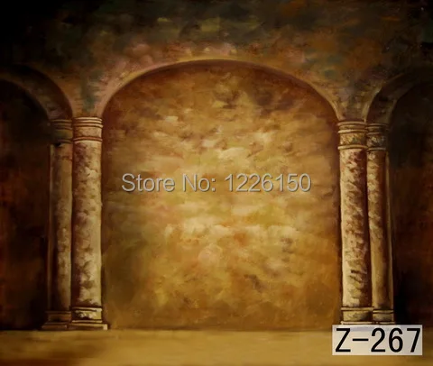 

Preofessional 10*10ft Hand Painted muslin backdrops Z-267,Mysterious scenic photo Background , photography studio background