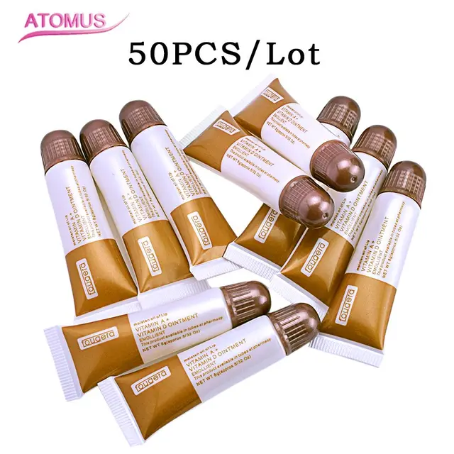 50 Pcs Permanent Makeup Repair Gel Tattoo Nursing Ointment A&D Anti Scar Tattoo Aftercare Cream For Eyebrow And Lips 50 Pcs Permanent Makeup Repair Gel Tattoo Nursing Ointment A&D Anti Scar Tattoo Aftercare Cream For Eyebrow And Lips