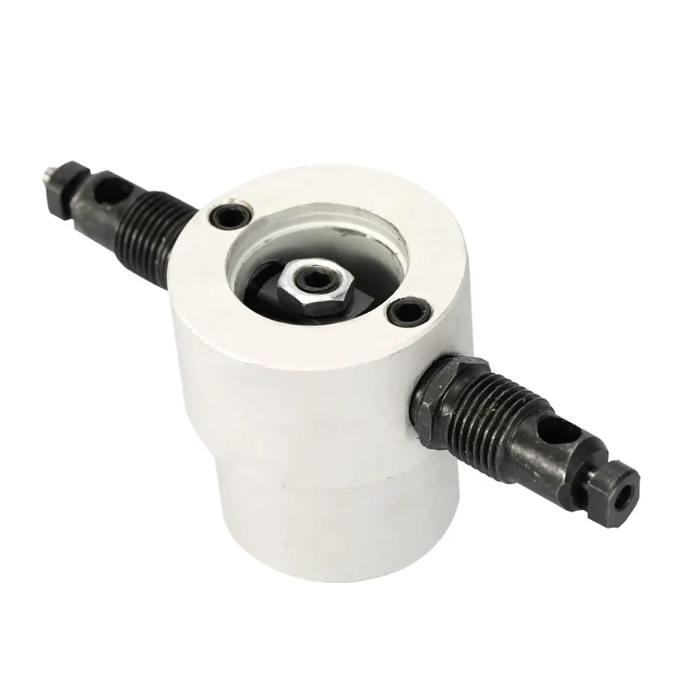 

Cutter Pole Accessory for Double Heads Metal Cutting Sheet Nibbler Saw Cutter Parts 360 Degree Adjustable Drill Attachment