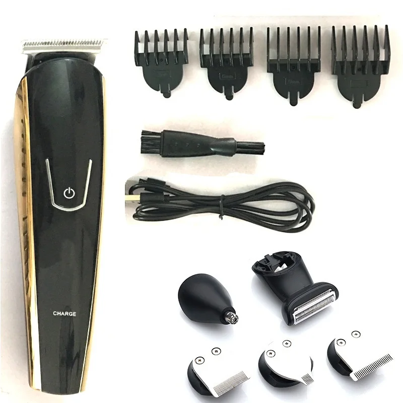 5 in 1 men grooming set usb rechargeable hair clipper and trimmer (3)