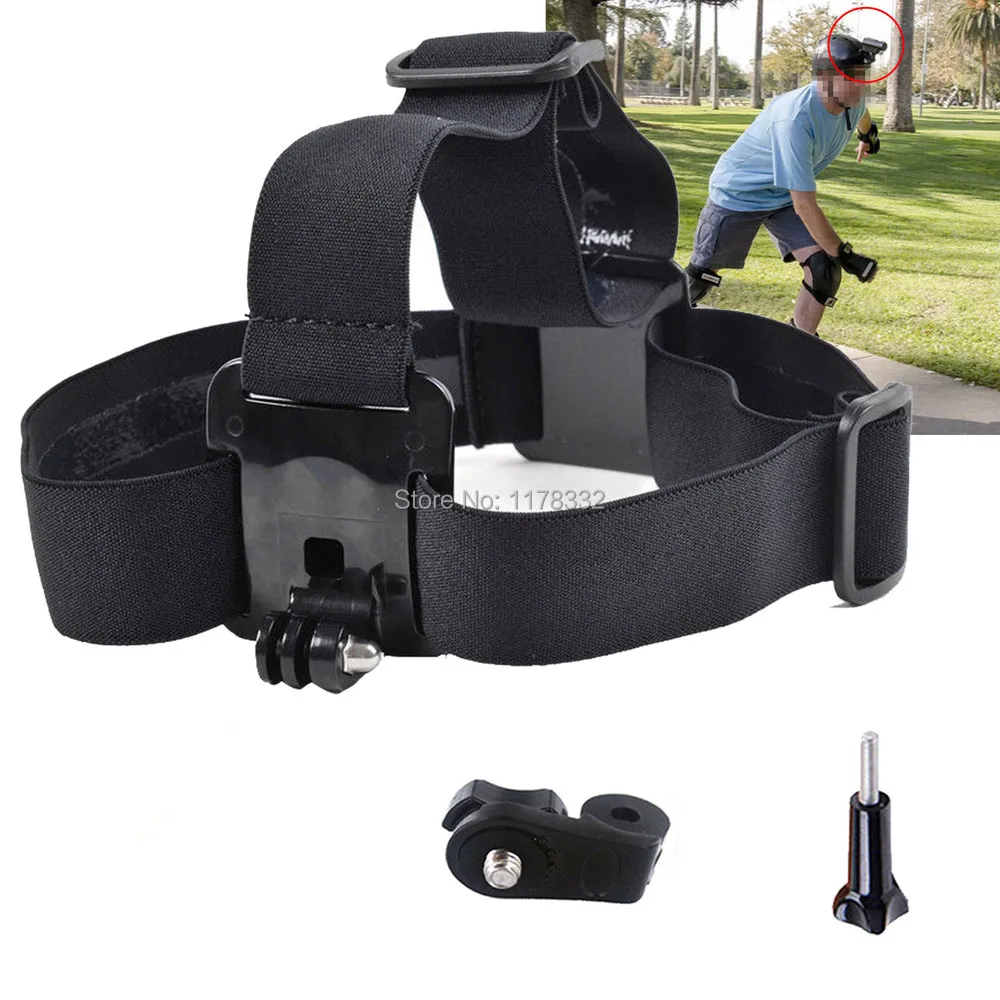 3ni 1 set Cam Head Belt flexible Strap + Mount Adapter + Long Screw
