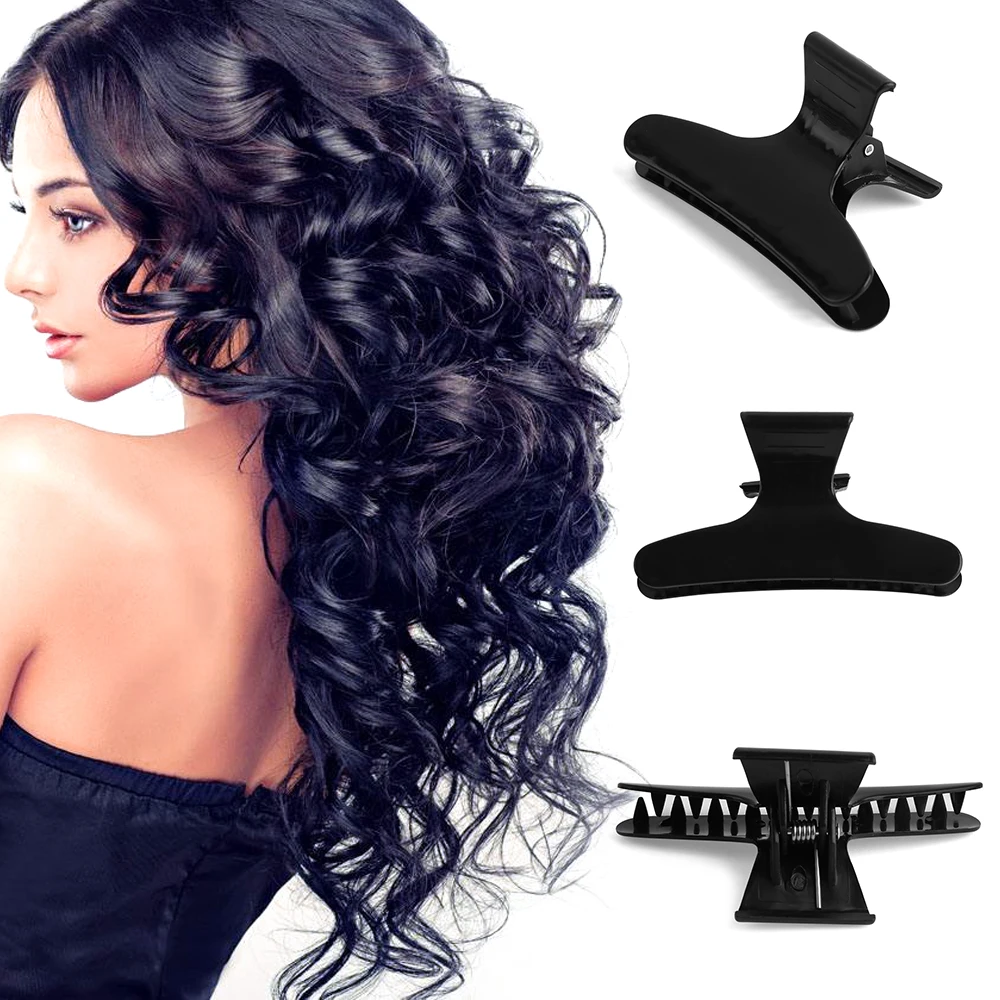 

3/6/9Pcs/Set Butterfly Holding Hair Claw Section Styling Tools Hair Clip Clamps Hairpins Pro Salon Fix Hair Hair Accessories