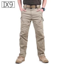 TAD IX9 Militar Tactical Cargo hiking Pants Men Combat SWAT Army Training Military Pants Cotton Hunting Outdoors Sport Trousers