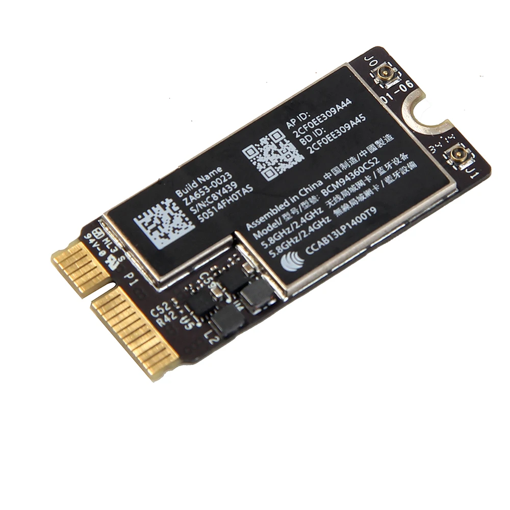 New BCM94360CS2 Wireless-AC WIFI Bluetooth BT 4.0 Airport 802.11ac Card For Macbook Air 11