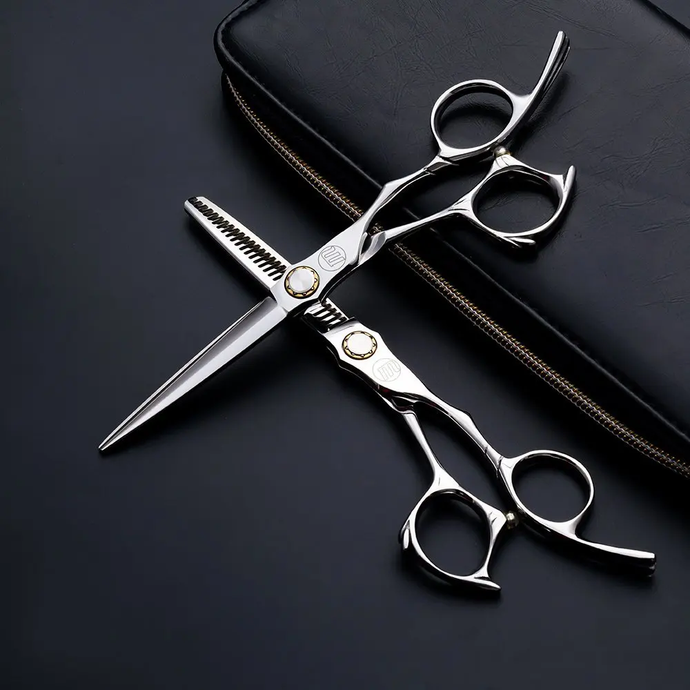 Профессиональный парикмахер Парикмахерские ножницы 6,0 дюймов резки Истончение инструмент для укладки Правша Ножницы с подшипником дизайн