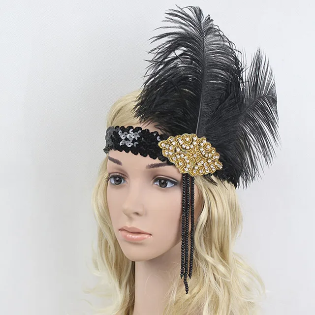sequin headdress