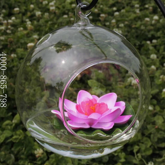 

Diameter = 8cm 100pcs/pack Glass Terrarium Glass Globe with one open and two small holes Fashion Wedding Decoration Glass Ball
