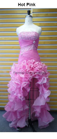 Платье для выпускного вечера,, модель года, платье из органзы с оборками и бусинами, пикантное вечернее платье, новое модное платье подружки невесты - Цвет: Розовый