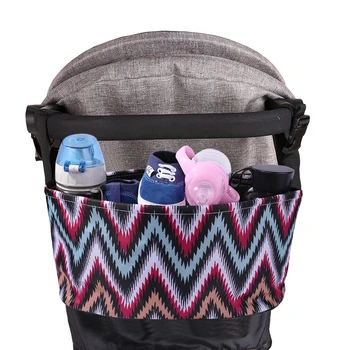 

Large Waterproof Baby Stroller Accessories Diaper Nappy Bag Cartoon Color Folding Animal Stroller Organizer Bag