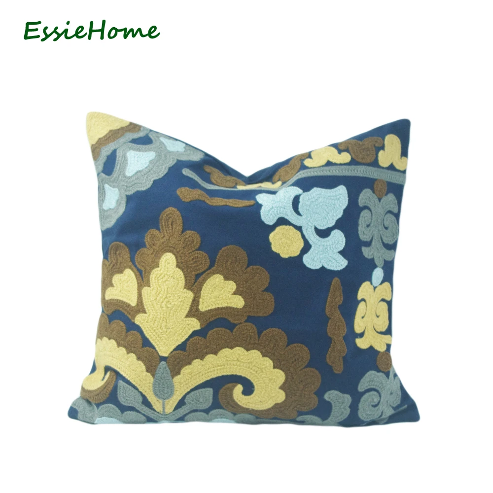 Essie Home High End American Style Paisley Damask Embroidery Classic