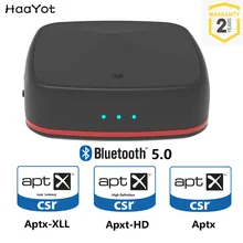 HAAYOT 5,0 адаптер Bluetooth Aptx HD передатчик аудио приемник оптический Toslink/AUX/SPDIF для наушники для телевизора Саундбар дома системы