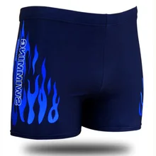 Огонь пламя печати мужчины Плавательный Бассейн плавки трусы купальный костюм купальная одежда пляж морской серфинг купальный костюм Одежда для водных видов спорта