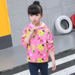 Девушки Весна и осень 2018 новый корейский ветровка куртка принцессы Детская куртка Для женщин детская куртка