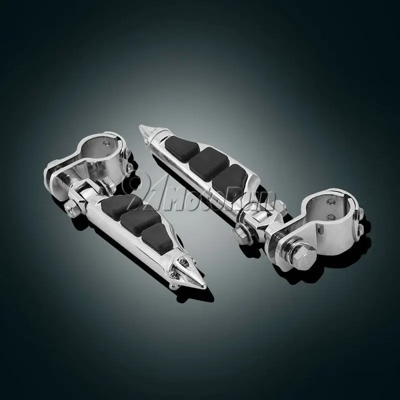

1-1/4" Motorcycle Highway Foot Pegs Footrest Crash Bar For Harley Street Glide Road King Electra Glide FLHX FLHR Touring