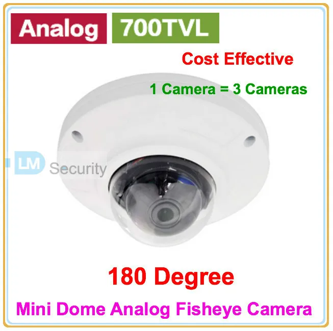 Fisheye Lens Camera 700TVL High End CCTV Security Camera 1/3" Sony CCD 
