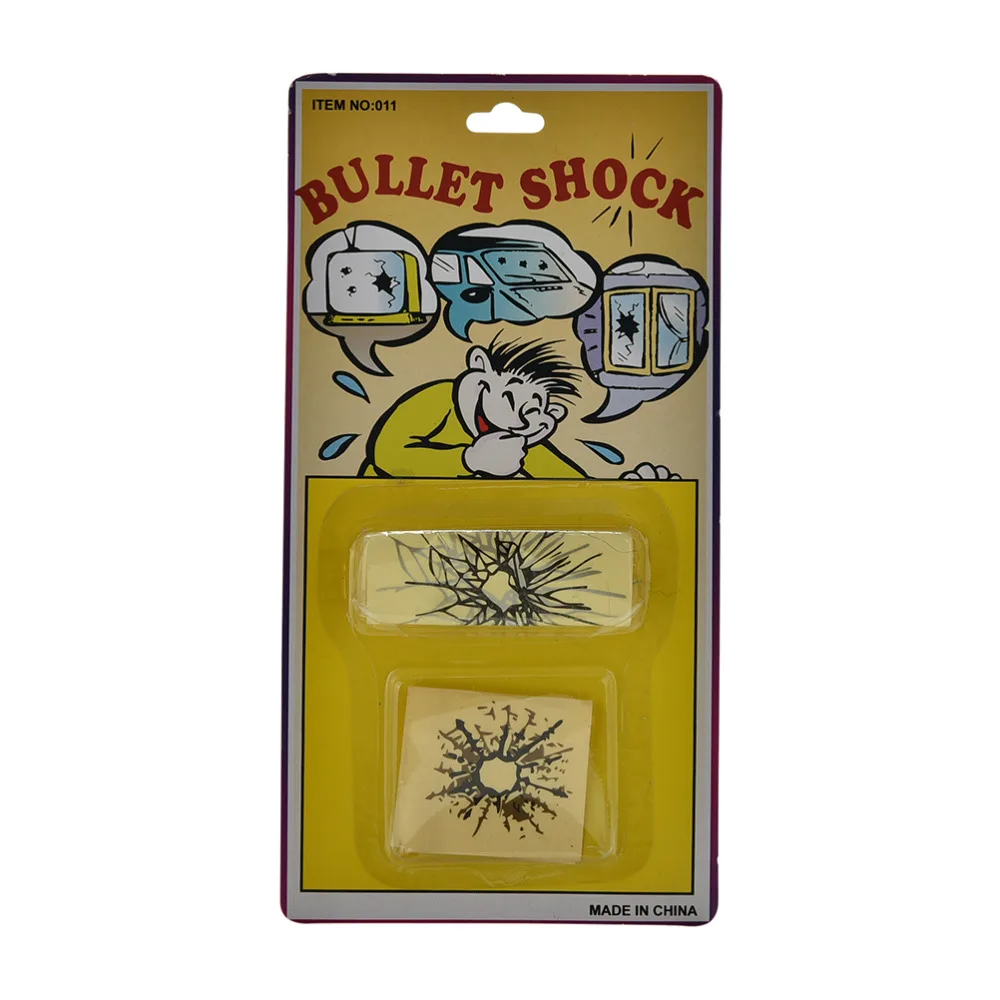 

3 Pcs/lot Funny Gags Trick Toy Trick Bullet Hole Stickers Funny April Fool Joke